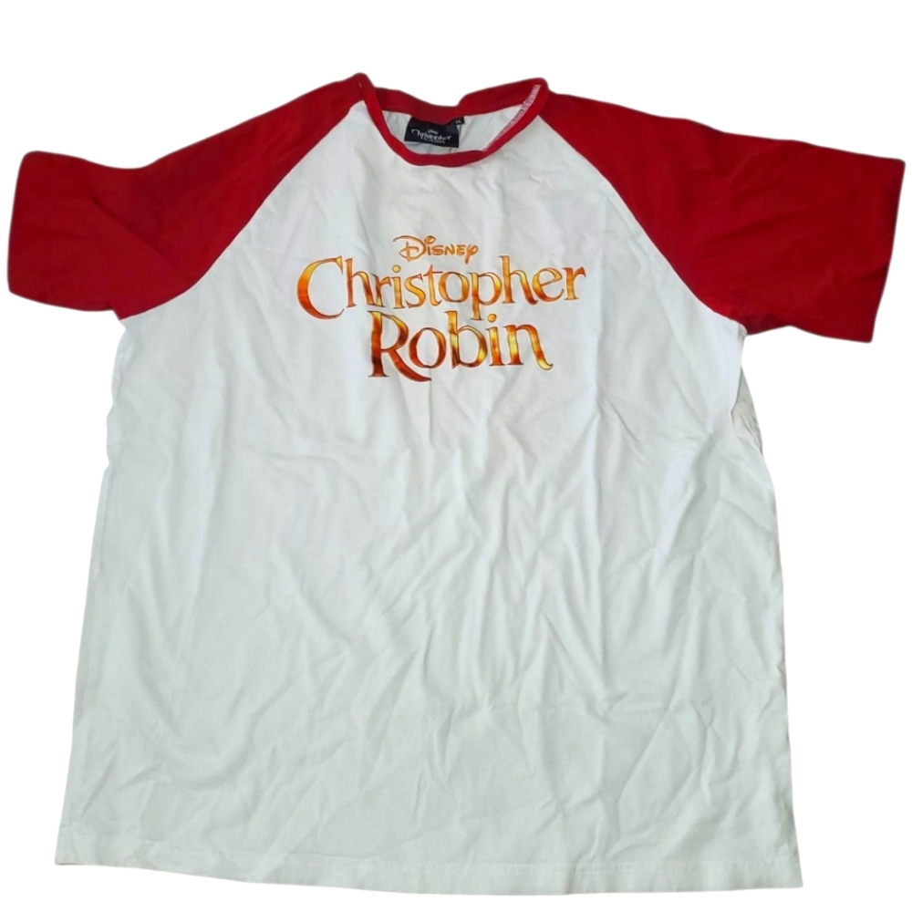 Disney Christopher Robin Red and White Tee - XL